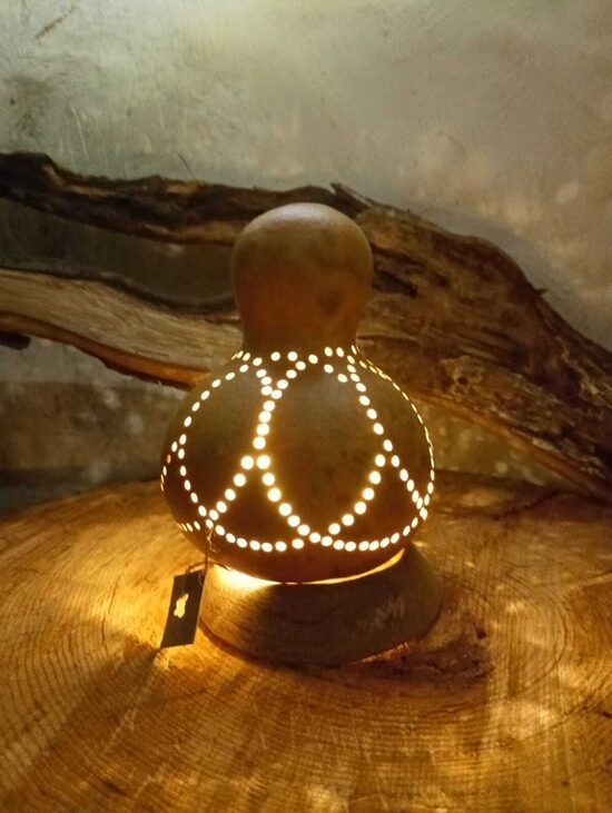 Lampe calebasse